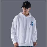 mens causal hoodie noctilucence colorful reflective bear printed sweatshirt young fashion pullover street style male clothes