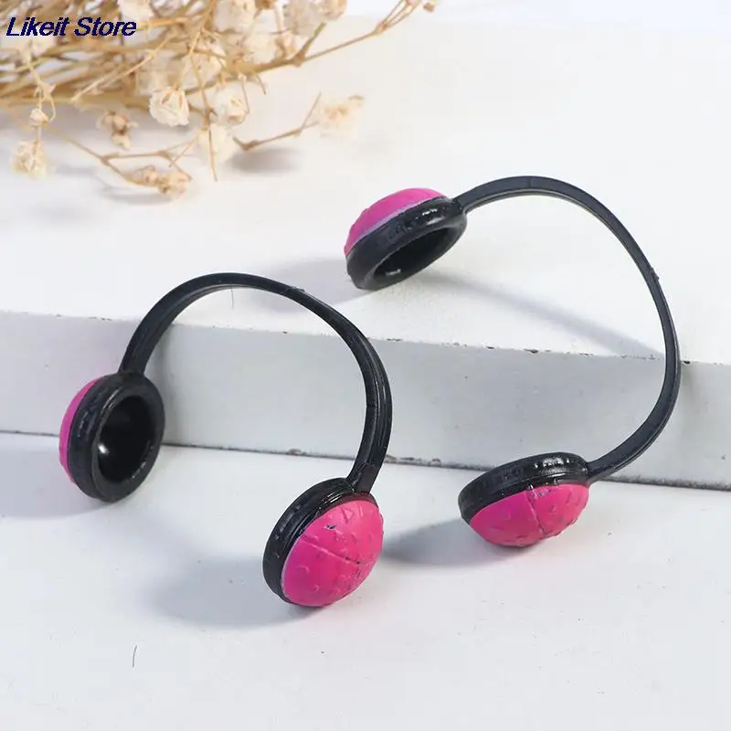 

Hot sale 2PCS Dollhouse Miniatures Headphone Model Doll Decor Accessories Kids Toys Gifts