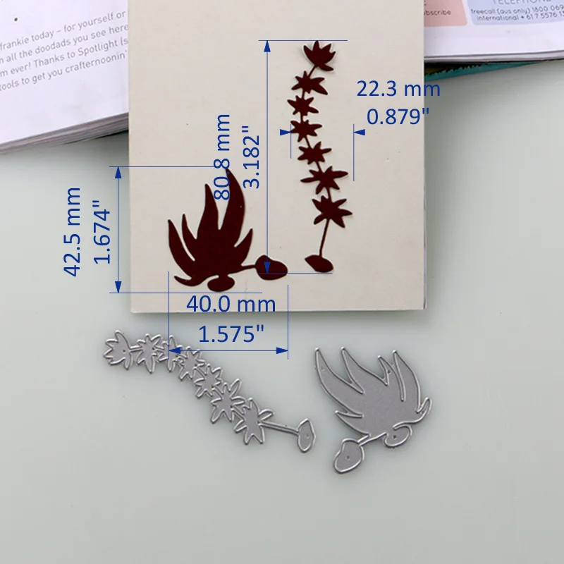 Металлические Вырубные штампы duрождения трафарет морская трава сделай сам