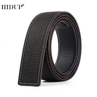 hidup quality genuine leather belt pinslide style belts 3 7cm width belts strip only without buckle jeans accessories nwj1057
