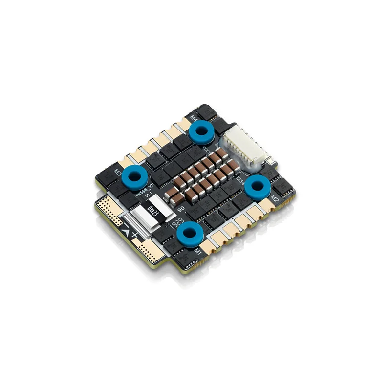 Контроллер полета Hobbywing XRotor Micro F4 G3 с 40A 4 в 1 BLHeli32 3 6S ESC DShot1200 Combo для гоночного дрона