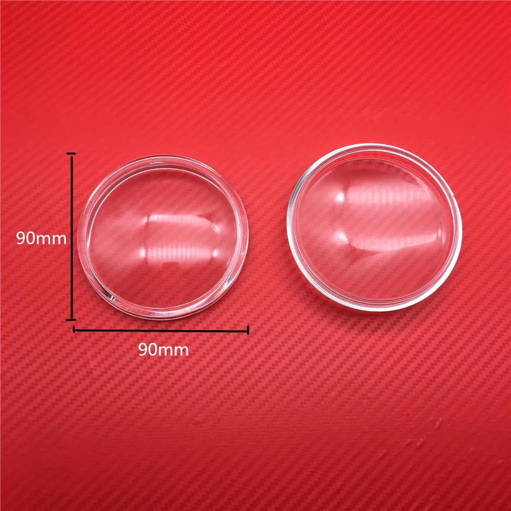 Передние противотуманные фары 2 шт./лот 90 мм закаленное стекло для Citroen C4 Coupe LA