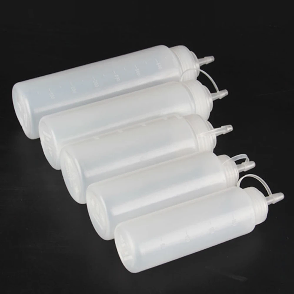 

Ketchup Squeeze Bottle With Cap Plastic Cake Decorating Tool Bread Baking Dessert Condiment Dispenser Bottle