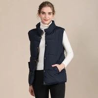 sondr new autumn and winter womens large cotton vest womens stand collar sleeveless cotton vest womens vest womens coat