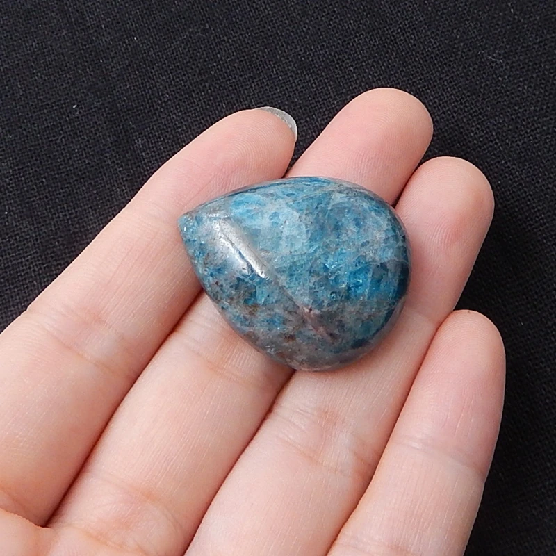 Распродажа 1 шт. натуральный камень Голубой Апатит драгоценный капля воды