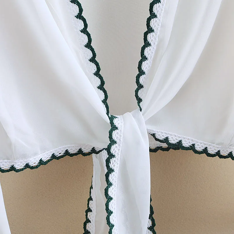 

Long sleeve chiffon v neck cardigan sunscreen shirt shawl women's air-conditioning shirt summer sunproof loose blouse cardigan