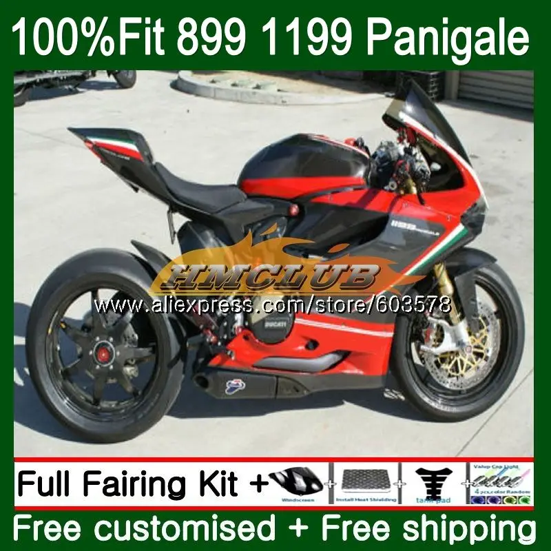 

Инъекция для DUCATI 1199 Panigale 2012 2013 2014 2015 2016 51CL.90 899 1199R 899R 899S 1199S 12 13 14 15 красные черные обтекатели