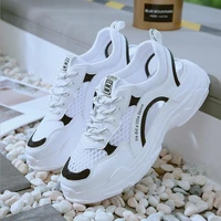 2022 summer new sports sandals breathable women summer shoes platform thick sole sandal lace up hollow out heel 5cm sneakers