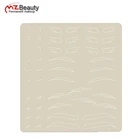 Кожа из латекса для микроблейдинга, Накладка для бровей для начинающих обучения, искусственная кожа для тренировок 4 в 1, латексные принадлежности для татуажа бровей, чернила не нужны