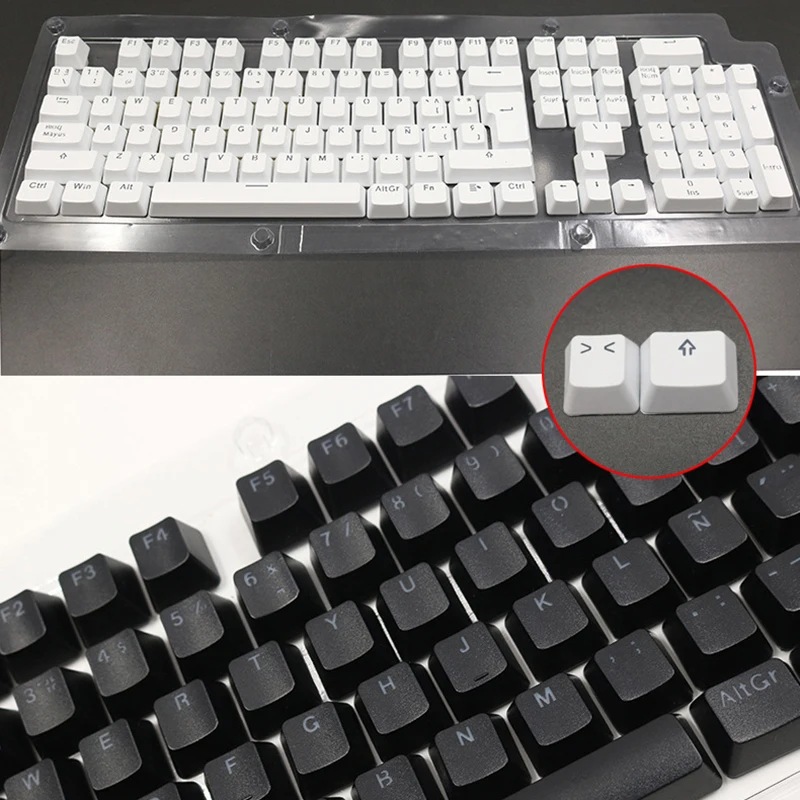104 ключ PBT русский/испанский/Франция/Корейский фиксированный ключ крышка s MX Переключатель для logitech G502 Cherry Mx Механическая крышка клавиатуры