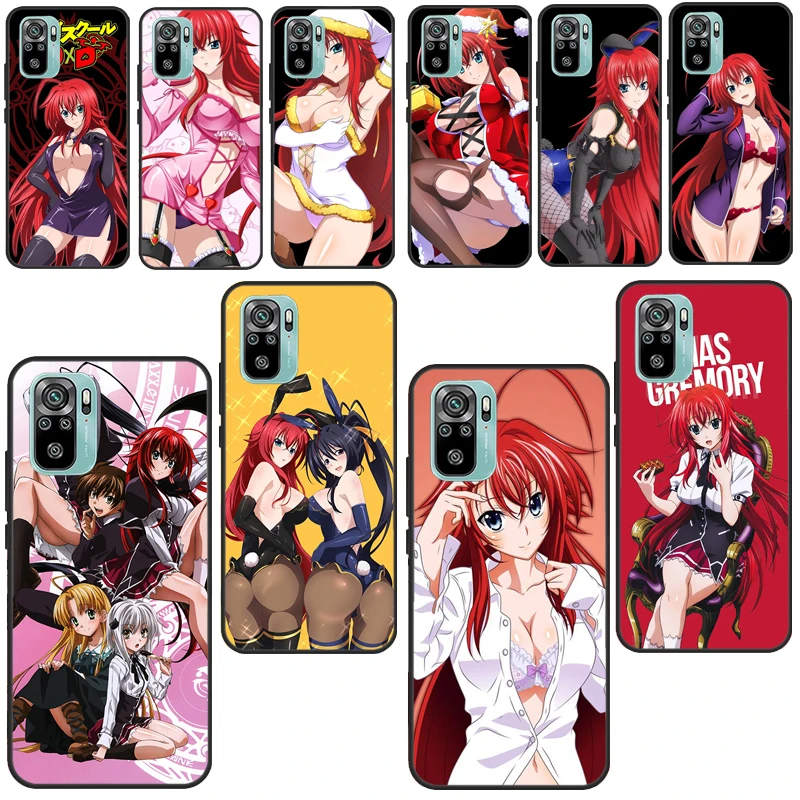 Чехол Akeno Rias Gremory Dxd для Xiaomi Redmi Note 10 Pro 7 8 9 8T 9S чехол телефона 9A 9C 9T K40 6A 7A 8A | Мобильные