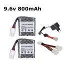 Литий-ионный аккумулятор 9,6 в 800 мАч для 9115 9116 S911 S912, высокомощный Радиоуправляемый грузовик, Радиоуправляемый автомобиль, игрушки, аккумулятор 9,6 в, разъем 16500 6P