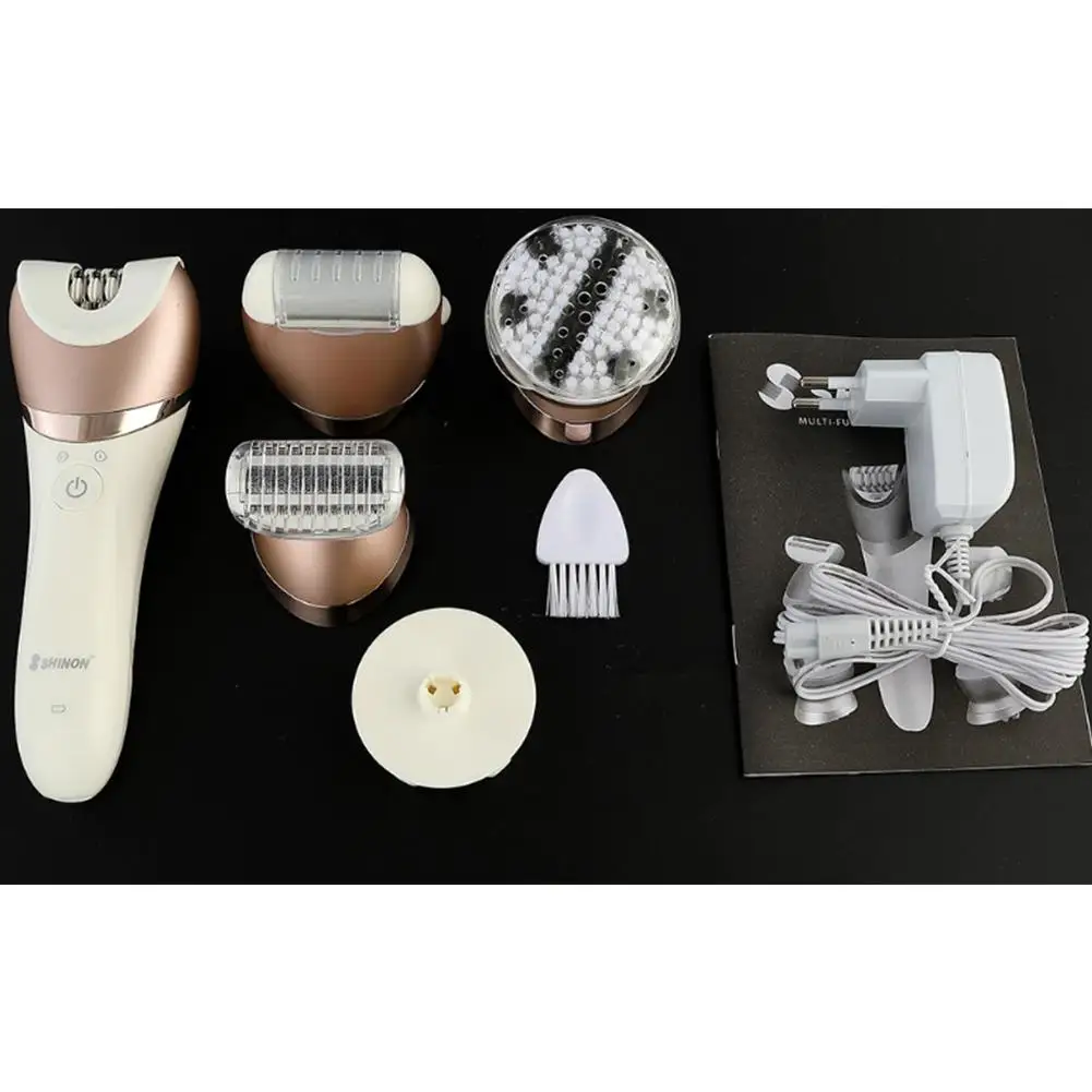 5 в 1 Электрический эпилятор для женщин бритва тела удаление волос Депиляционная