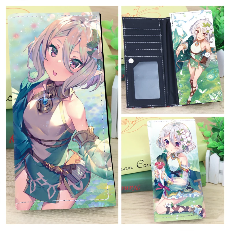 

Anime Princess Connect! Re:Dive Bifold Long Wallet Kusano Yui Girls Coin Purse