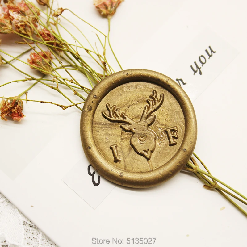 Свадебные приглашения уплотнение воск штамп заказчик orderперсонализированный