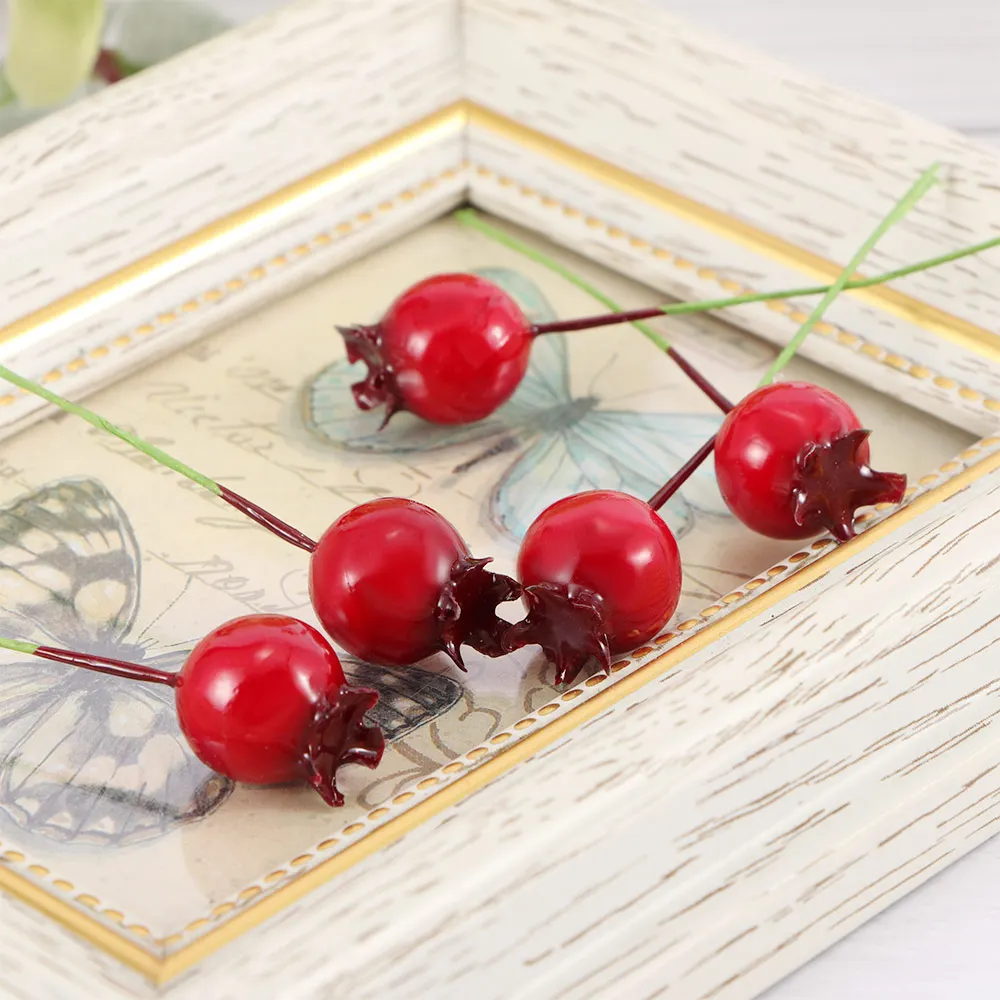 20 шт./компл. мини искусственный гранат Фрукты Овощи Пластиковый маленький букет