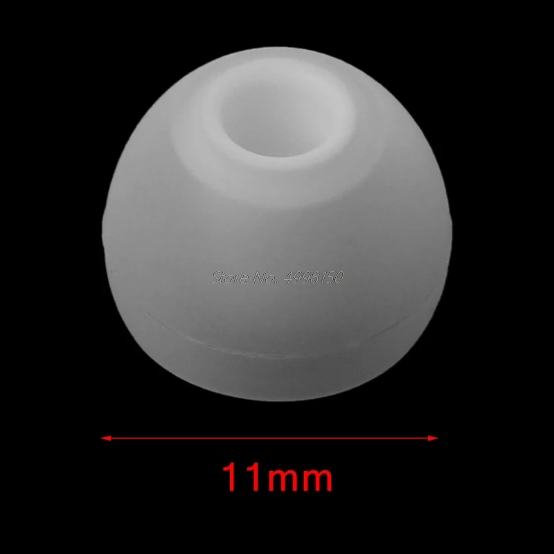 1 пара прозрачные силиконовые наушники сменные вкладыши наконечники для