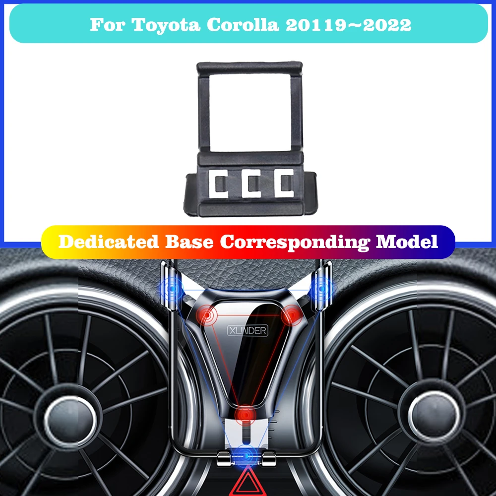 car mobile phone holder for toyota corolla e210 2019 2020 2021 2022 telephone bracket gravity support accessories for iphone free global shipping