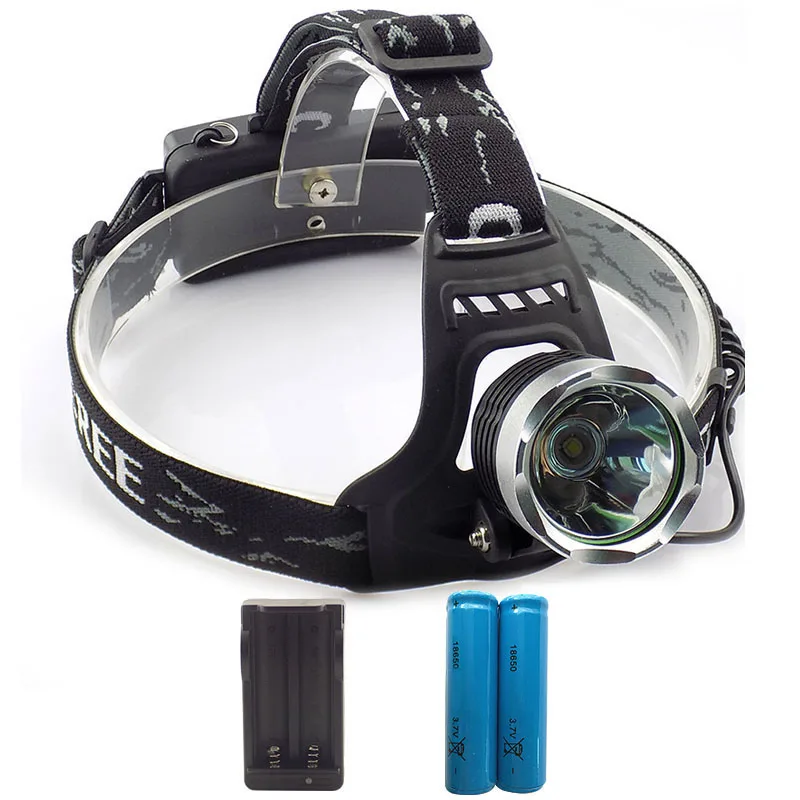 

LED Head lamp 2000lm frontal Flashlight Head Torch head light XM-L T6 Headlamp LED Headlight with 18650 batteries chargeR1