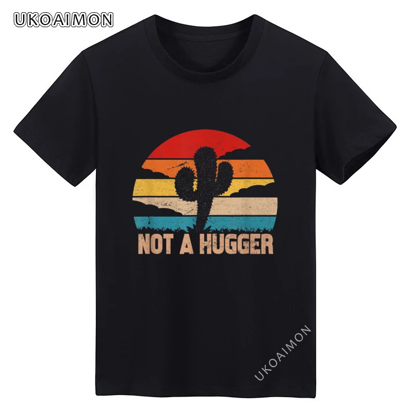 

Hot Sale Funny Vintage Cactus Sarcastic Street Customized TShirts Leisure Men's Tees Print Printing T-Shirt Pure Cotton