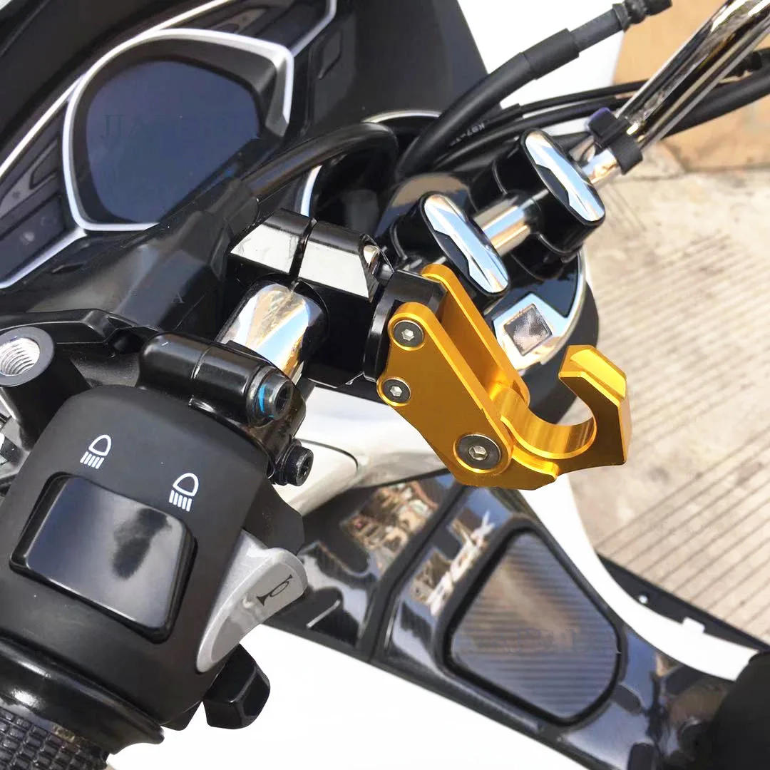 Universal 22MM Motorcycle Scooters Handlebar Luggage Hook Claw Helmet Carrier Bag Holder Accessories for Yamaha SUZUKI HONDA BMW |