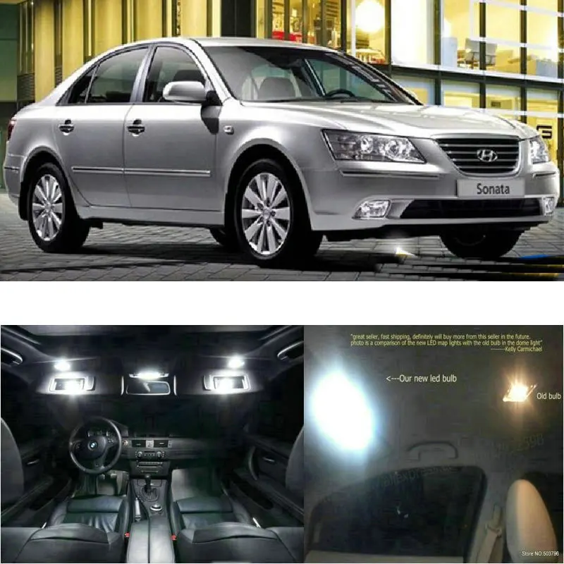 Светодиодный ные фонари для салона автомобиля Hyundai sonata NF комнатное