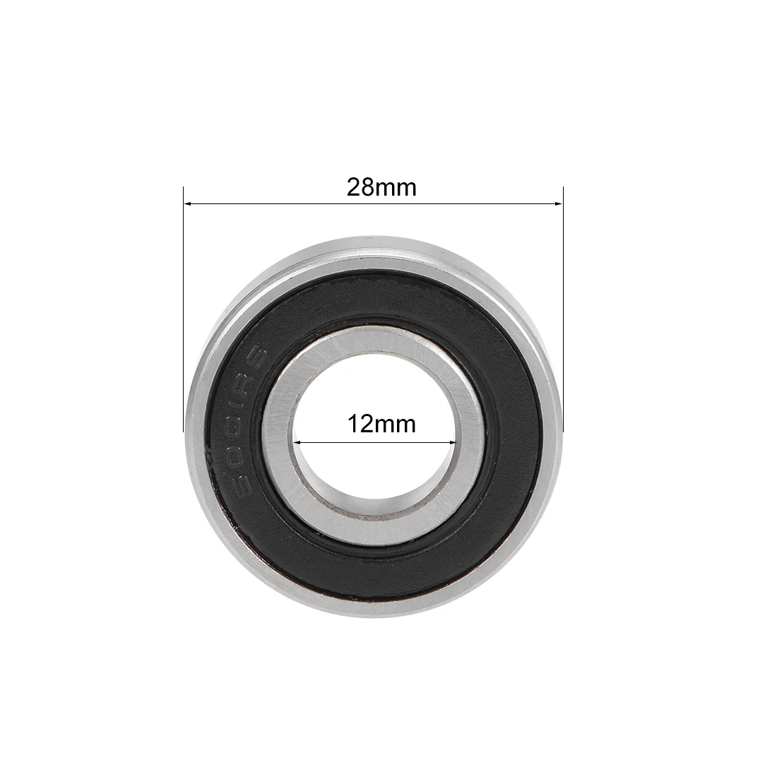 

uxcell 6001-2RS Ball Bearings Z2 12x28x8mm Double Shielded Carbon Steel 2pcs