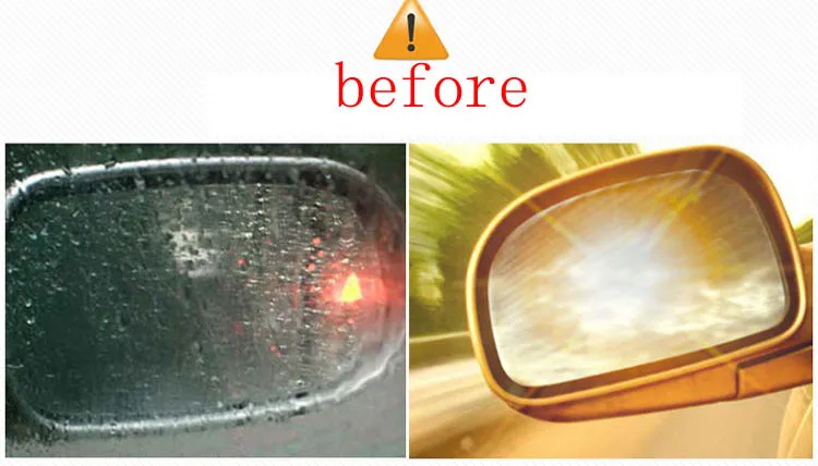 Автомобильное зеркало заднего вида декоративная хромированная отделка внешняя