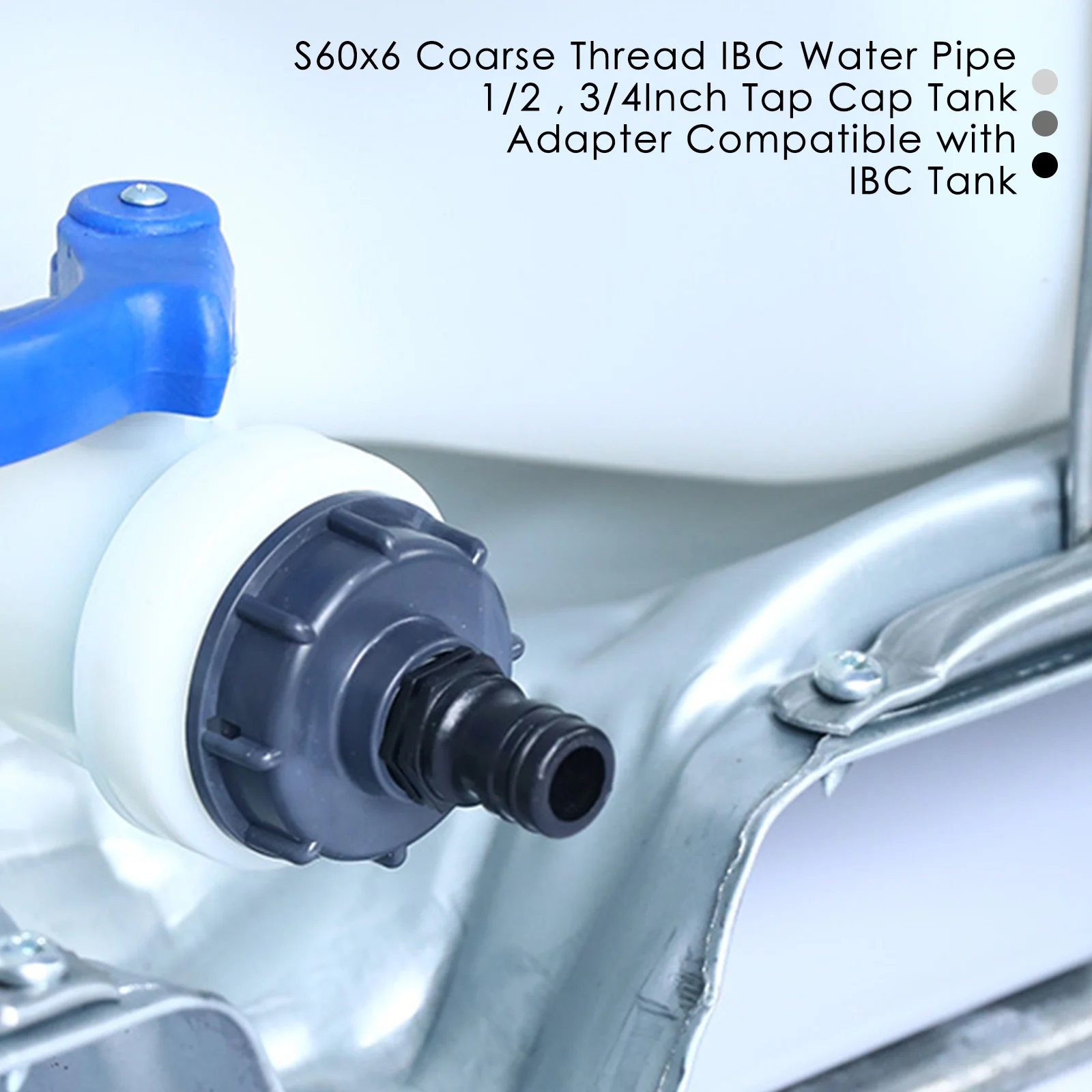 Соединительный клапан IBC для химической тонны переходник цилиндрического