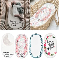 1 pc baby moses basket sheet printing mini cradle bedding protector crib care changing pad mattress removable cover