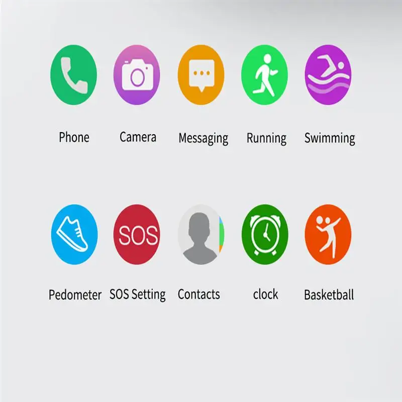 metermall sky smart watch adult sim card for camera phone hd video clock information reminder sport sos smart wearable device free global shipping