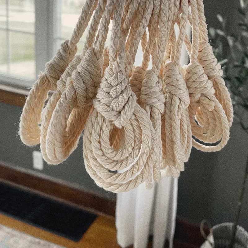 Набор колец для салфеток из макраме 4 шт. держатели ручной работы в стиле бохо