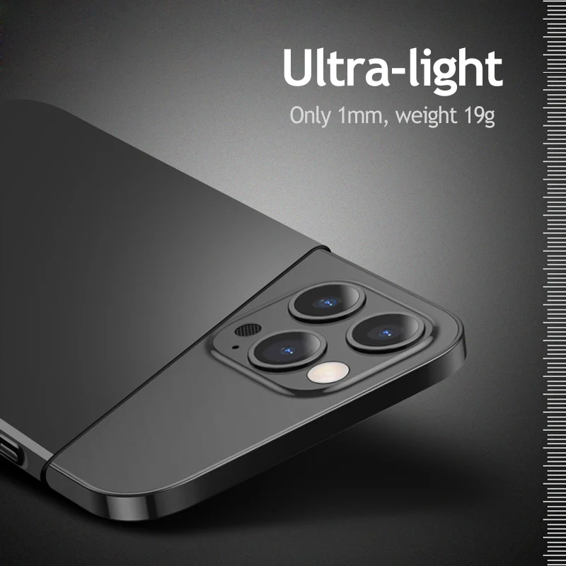 Case For iPhone 13 Pro Max Slim Matte Phone Case For iPhone 12 13 11 Pro Max Mini Xs Max XR X 7 8 6 6S PIus SE 2020 Back Cover