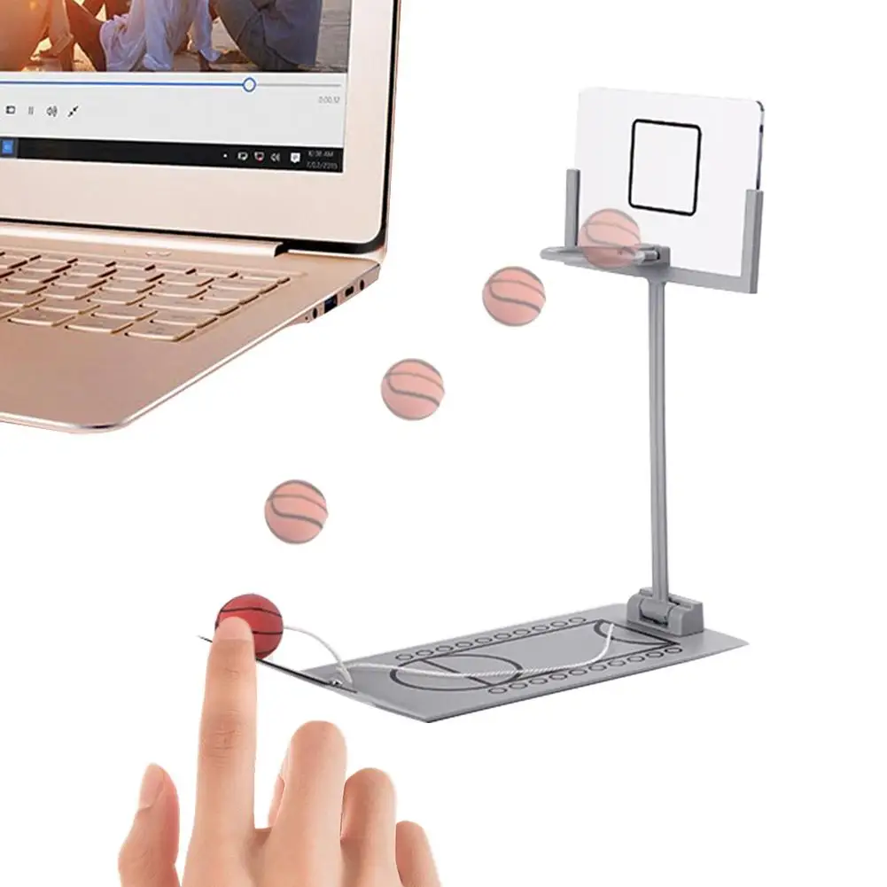 Мини-настольная игра в баскетбол настольный Портативный Складная коляска для