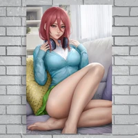 the quintessential quintuplets poster japanese anime poster canvas oil painting live room wall stickers home decoration painting