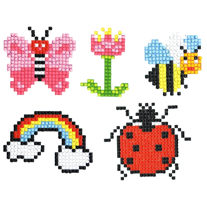 Радужная Бабочка узор алмазная живопись наклейка сделай сам подарок для детей