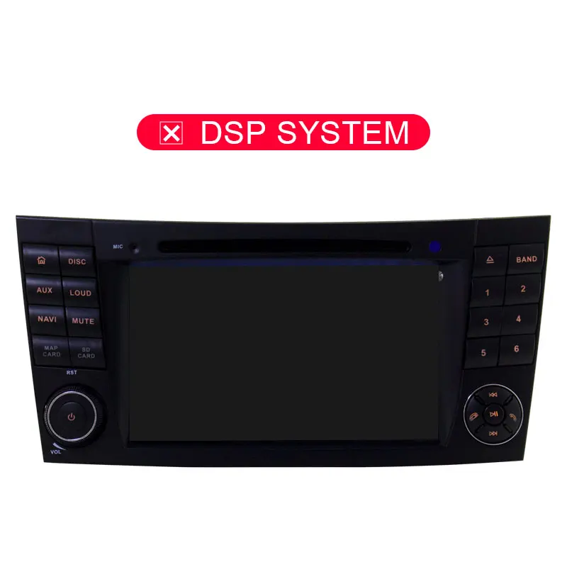 NO DSP JDASTON 2 DIN 7 дюймов Android 9,0 автомобильный dvd-плеер для Mercedes Benz W211 CLK W209 CLS W219 Восьмиядерный 4G+ 64G радио gps навигация - Цвет: NO DSP