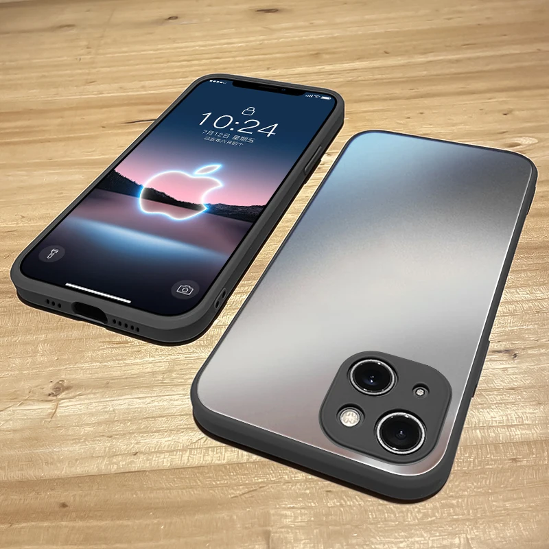 

2021 New Shockproof Liquid Crystal Protective Case For iPhone 11 12 13 Pro Max Mini Full Protector XS MAX XR X 7 8 PLUS SE Cover
