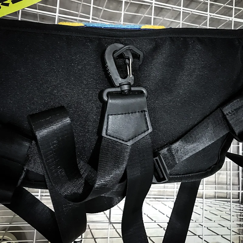 

Personality Letter Oxford Small Backpack Women Casual Solid Shoulder Bags Fashion Embroidery Pocket Bags Multifution Chest Pack