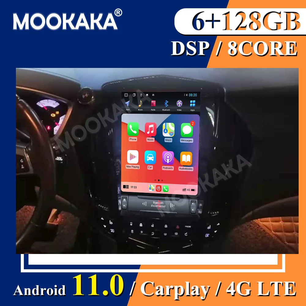 

Головное устройство для Cadillac SRX 12,1-128, 2008 дюйма, 2 Din, Android 11, 6 + 2012 ГБ, GPS-навигация, автомобильный мультимедийный плеер, радио, аудио DSP