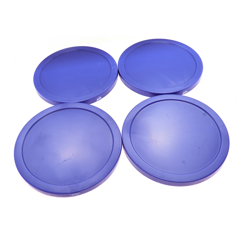

Free shipping 4pcs/lot 63mm 2-1/2" blue Air hockey table pusher puck mallet GoalieS 6011