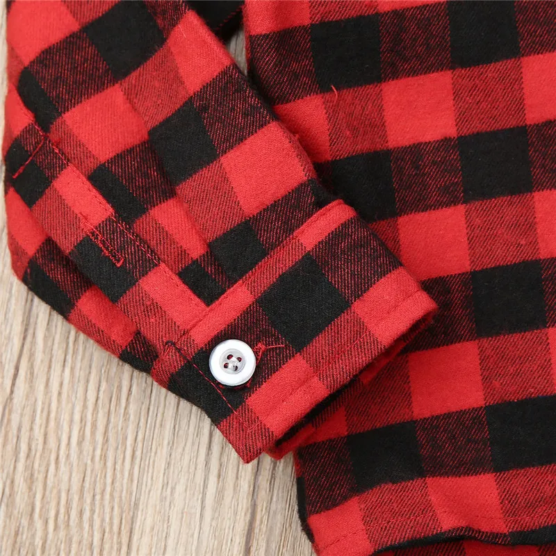

Fashion Toddler Kids Baby Girls Clothes Sets Plaid Long Sleeve Shirts Tops+Leather Tutu Skirts Autumn Infant Girls Xmas Clothing