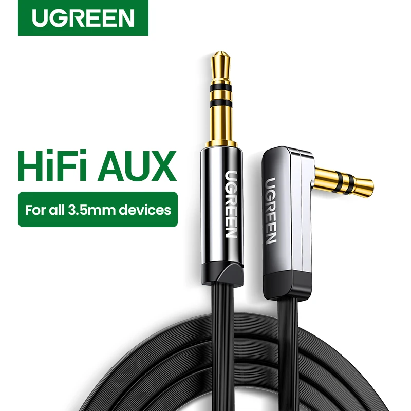 aliexpress - UGREEN AUX Cable Jack 3.5mm Audio Cable 3.5 mm Jack Speaker Cable for JBL Headphones Car Xiaomi redmi 5 plus Oneplus 5t AUX Cord