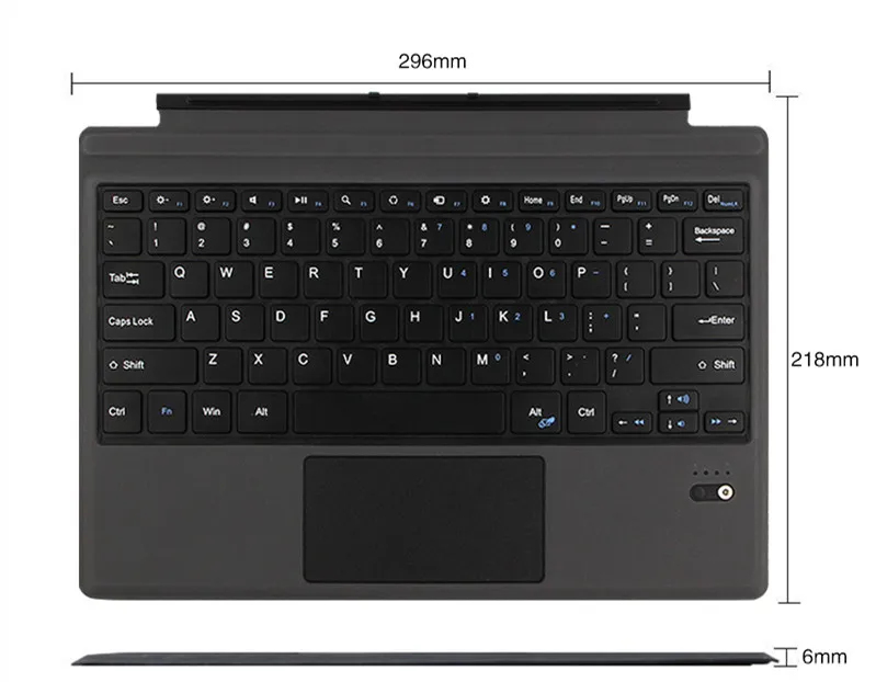 Клавиатура для microsoft Surface Pro 6 5 4 Pro5 Pro4 Bluetooth клавиатура чехол Беспроводная мышь планшет ноутбук компьютер 12,3"