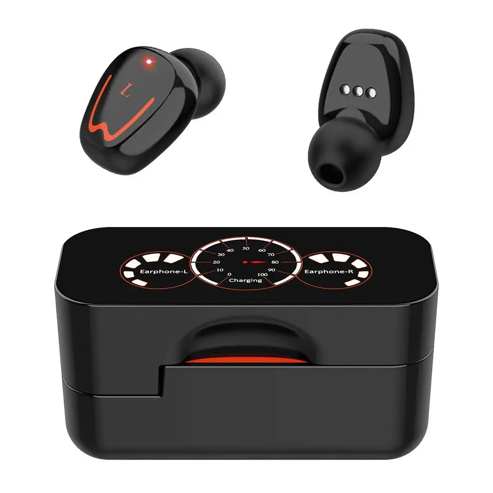 V1 TWS Bluetooth V5.0 Wireless Headset with HiFi Microphone LED Power Display | Электроника