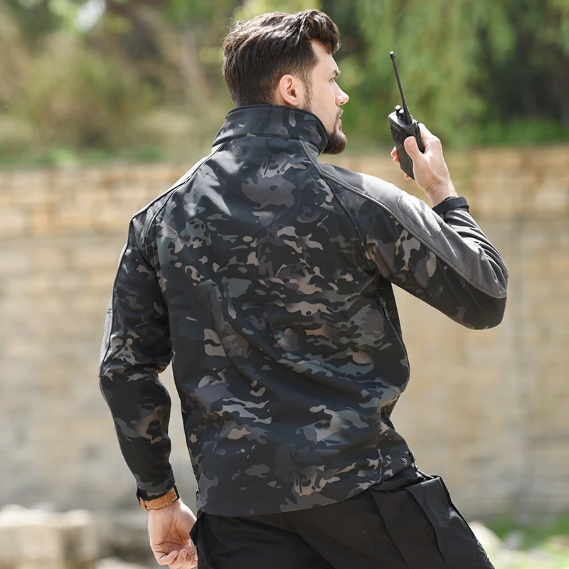 HAN WILD тактические походные куртки Soft Shell для мужчин с капюшоном Альпинизм Охота