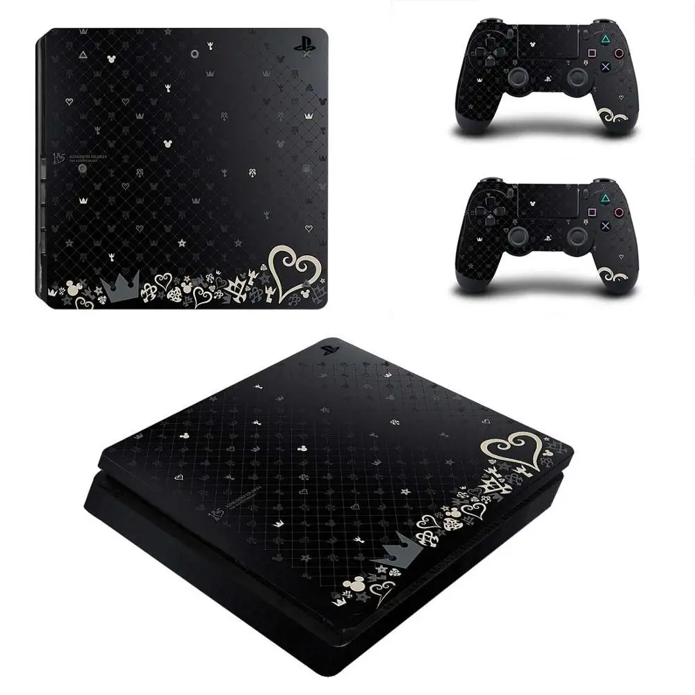 Полностью закрывающие лицевые панели Kingdom Heart 3 наклейка для PS4 Slim Skin Виниловая