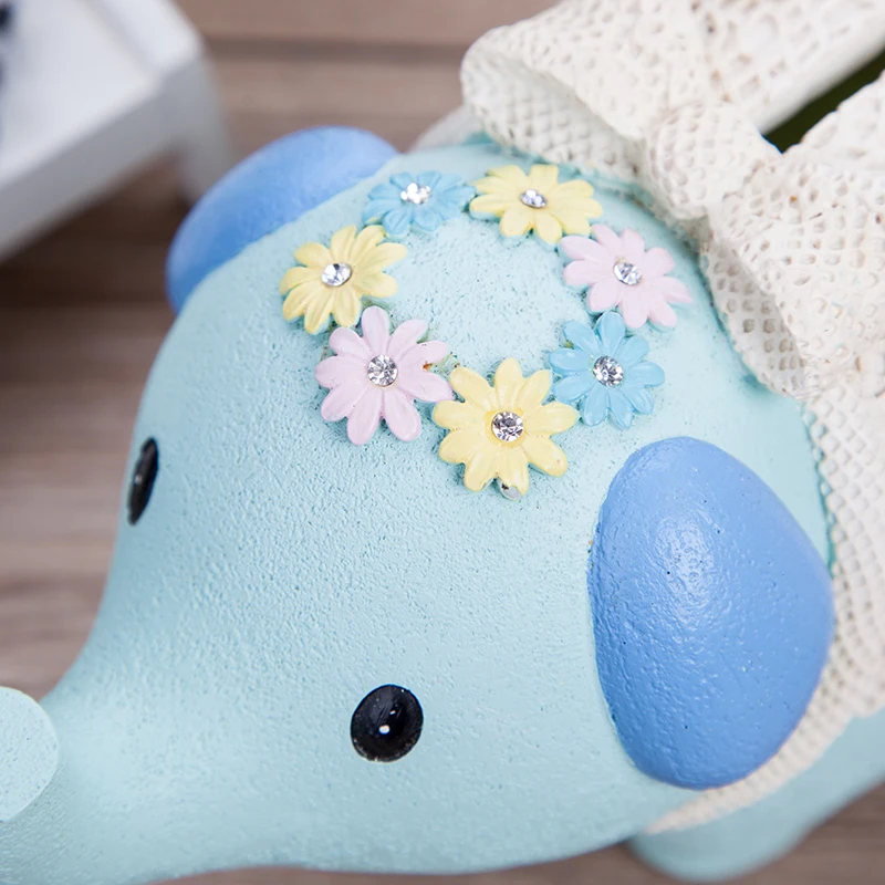 Статуя слона рождественские подарки fofas 2019 копилка депозитная коробка смола