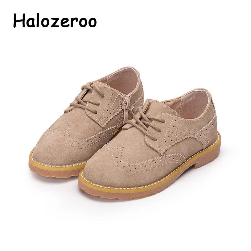 Новинка Осенняя детская обувь из натуральной кожи черные ботинки мартинсы для