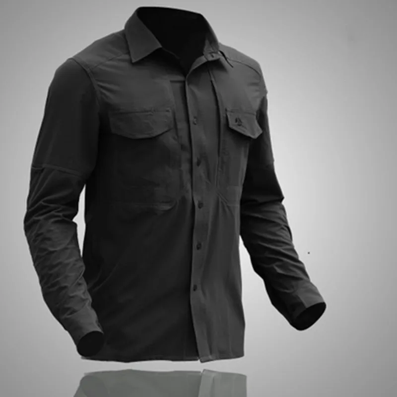 

Spring Tactical Clothing Military Army Shirt Multi Pockets Fast Dry Breathable Casual Combat Shirt Military